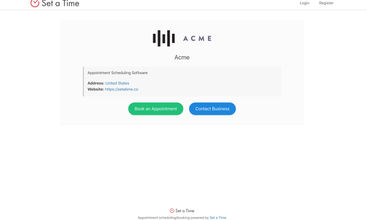 Set a Time screenshot