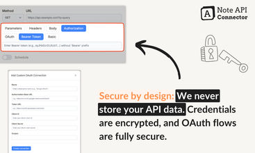 Note API Connector screenshot