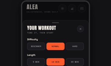 Alea Calisthenics Dice  screenshot