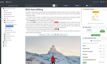Novelitist screenshot