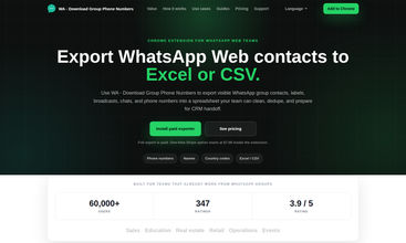 WA Download Group Phone Numbers screenshot