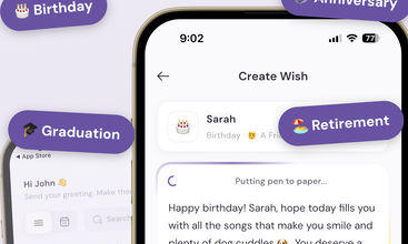 WishDay: AI Occasion Reminders & Greetin screenshot