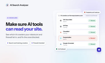 AI Search Analyzer screenshot