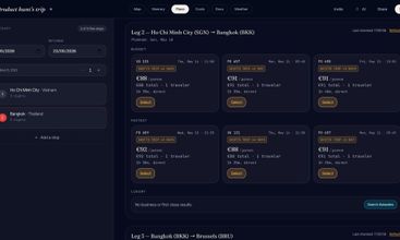 Travelmaxing screenshot