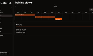 FitDataHub screenshot