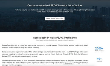 Private Equity List screenshot