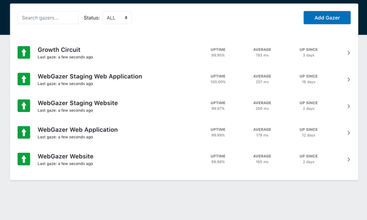WebGazer screenshot