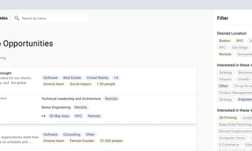Hire A Startup MBA screenshot
