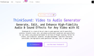 ThinkSound screenshot