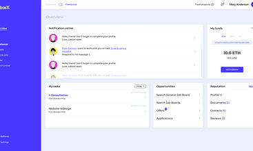 LaborX screenshot