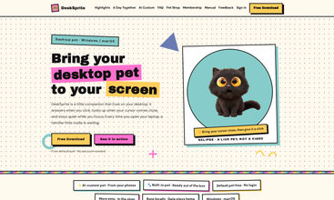 DeskSprite screenshot