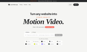 LaunchVideo screenshot