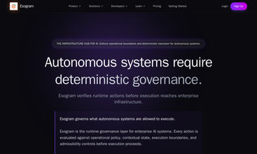 Exogram.ai screenshot