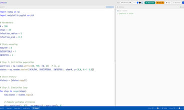 PythCode screenshot