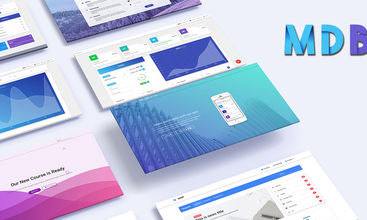 Material Design for Bootstrap 4 screenshot