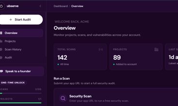 Ubserve screenshot
