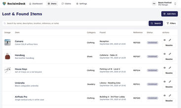 ReclaimDesk screenshot