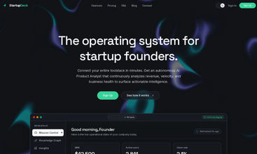 StartupDeck screenshot