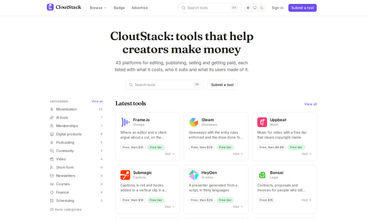 CloutStack screenshot