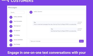 Notify Customers screenshot