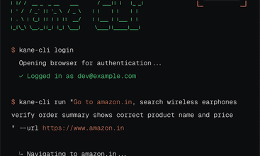 Kane CLI By TestMu AI screenshot