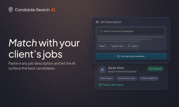 Candidate Search AI screenshot