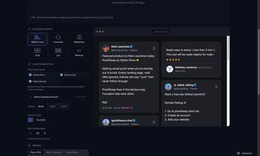 ProofSwap screenshot