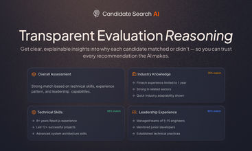 Candidate Search AI screenshot