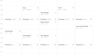 Routine screenshot