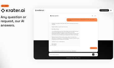 Krater.ai screenshot