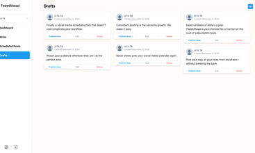 TweetAhead screenshot