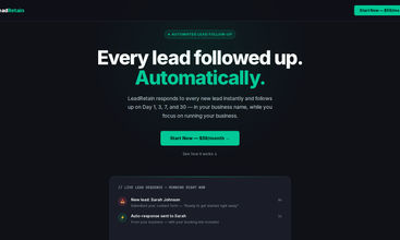 LeadRetain screenshot