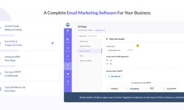 Mailmodo screenshot