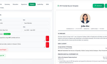 PriimeCvBuilder screenshot