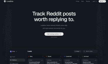 Leadline screenshot