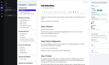 HelpSpace screenshot