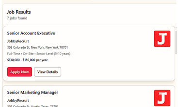 JobbyRecruit screenshot