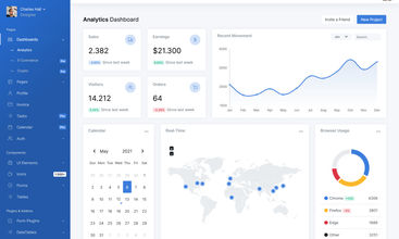 AdminKit screenshot