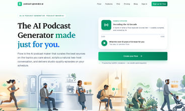 Podcast Generator AI screenshot