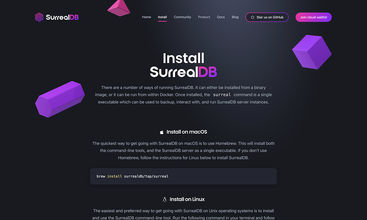 SurrealDB screenshot