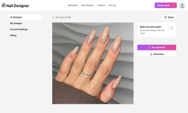 Nail Designer AI screenshot