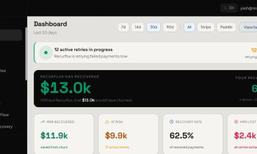 Recurflux screenshot