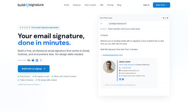 BuildMySignature screenshot