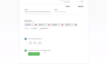 Envoice screenshot