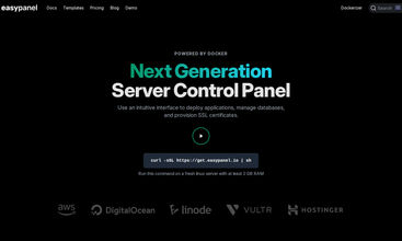 Easypanel screenshot