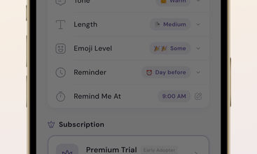 WishDay: AI Occasion Reminders & Greetin screenshot