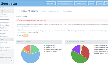 Seomator screenshot