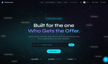 Sociax.tech screenshot