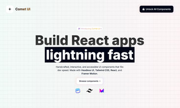 Comet UI screenshot