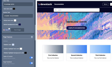 Dewstack screenshot